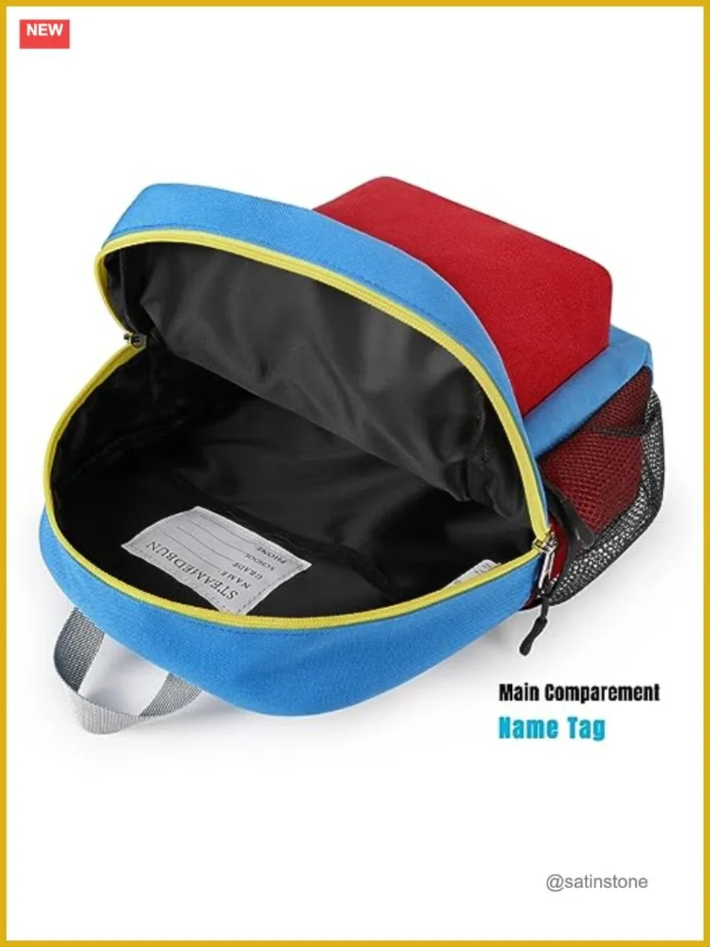 Toddler Backpack for Boys 2-4, Kindergarten Preschool Backpack, Water Resistant